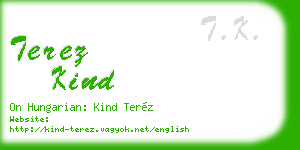 terez kind business card